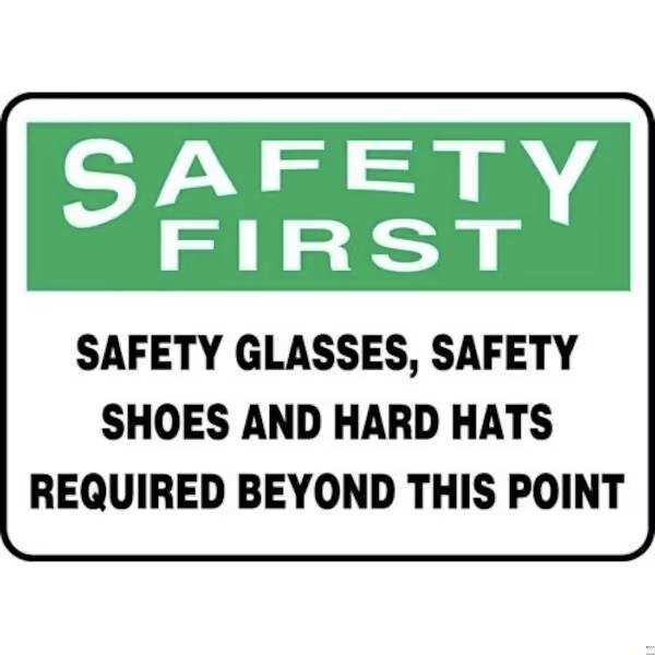 Accuform OSHA SAFETY FIRST SAFETY SIGN MPPE917XL MPPE917XL - main
